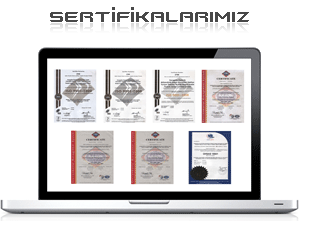 Sertifikalarımızı Görmek için tıklayınız..